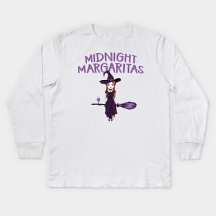 Midnight Margaritas Cheeky Witch® Kids Long Sleeve T-Shirt